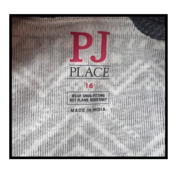 PJ PLACE PAJAMAS CHRISTMAS HOLIDAY TOP SIZE 16 BOTTOMS SIZE 10 - Picture 4 of 5